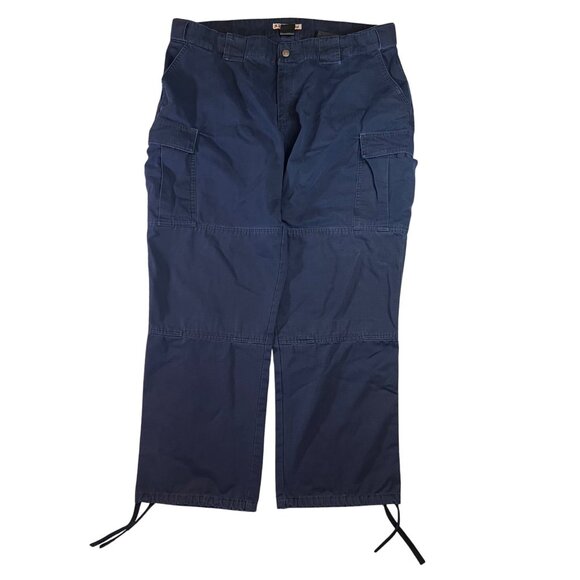 5.11 Tactical Womens Navy Cargo Pants Cotton Blend Durable Outdoor Workwear - 20 - Picture 5 of 5